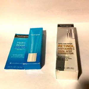 Neutrogena Dark spot correction and Hydra Eye boat